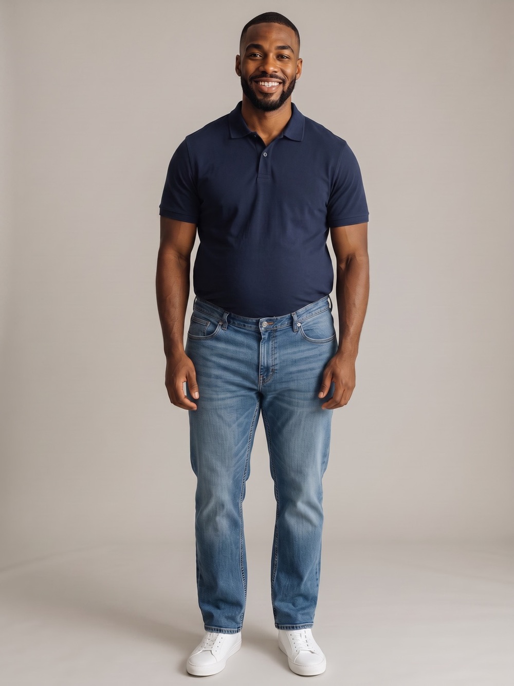 The Perfect Jean NYC Athletic Fit Stretch Jeans Admiral Blue NWT